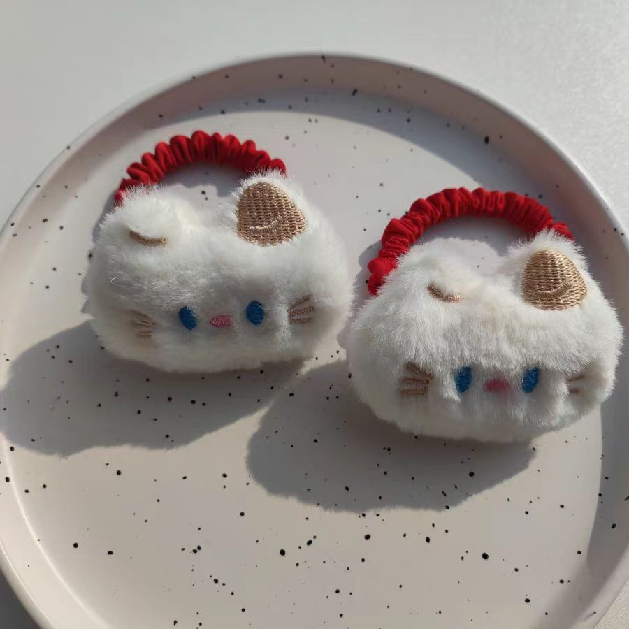 【小物】シュシュヘアゴム+ヘアクリップ3点セットG23755