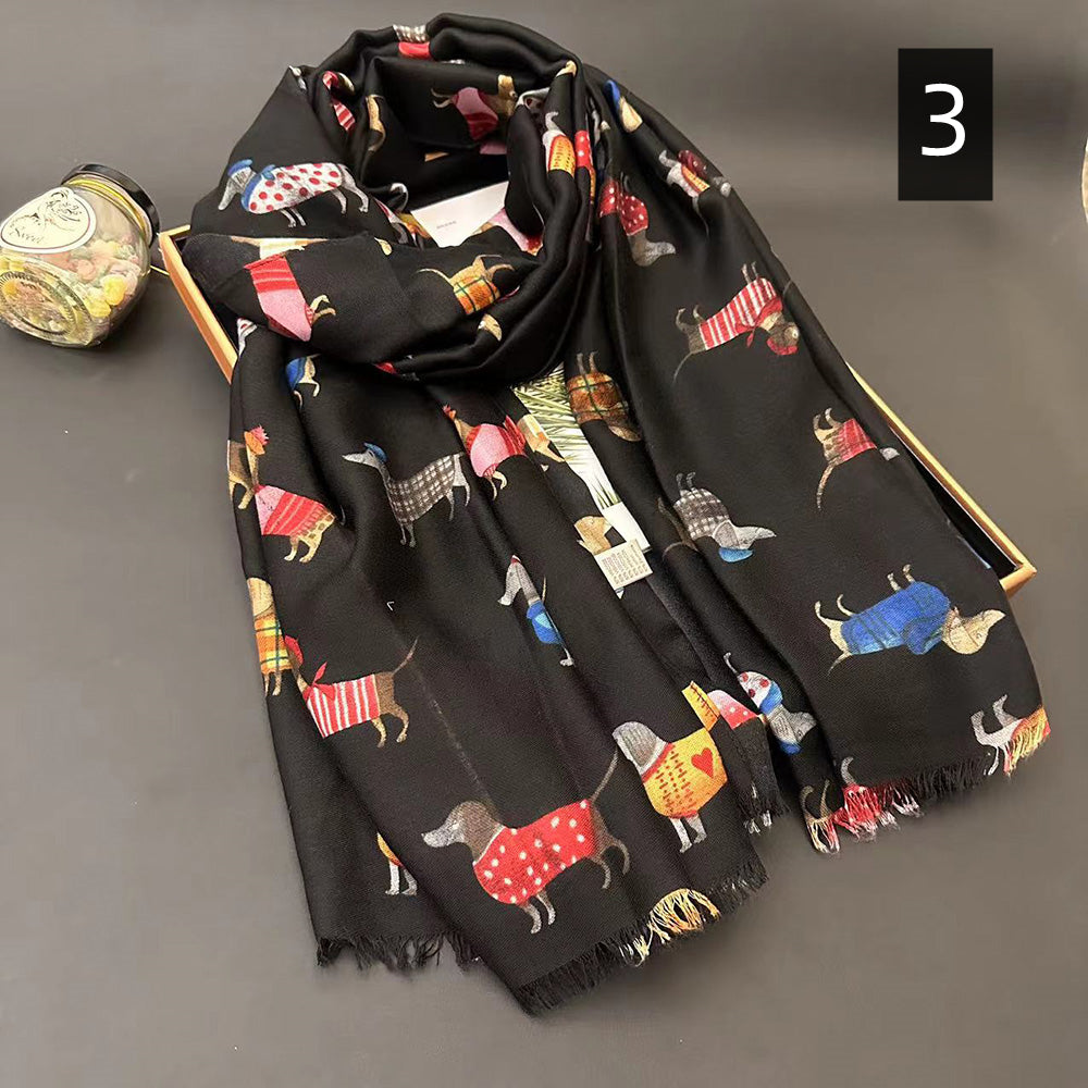 【小物】キャラクター配色スカーフG23756