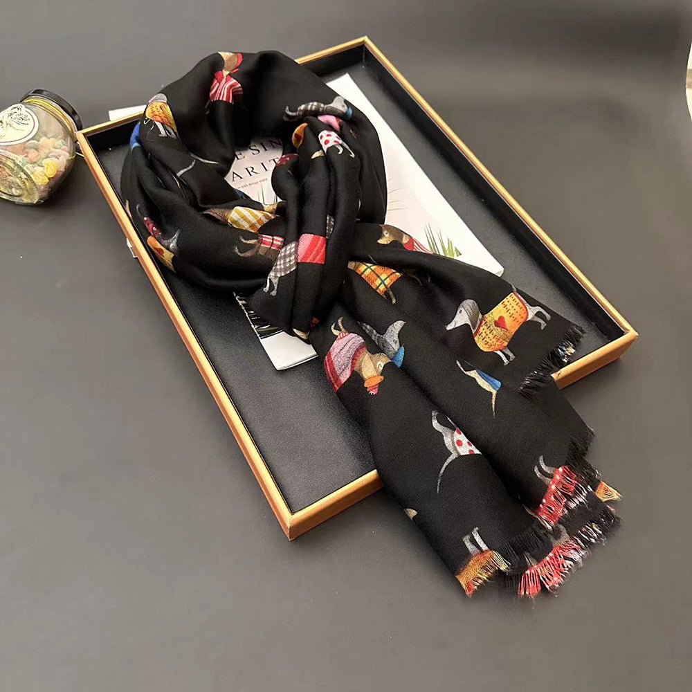 【小物】キャラクター配色スカーフG23756