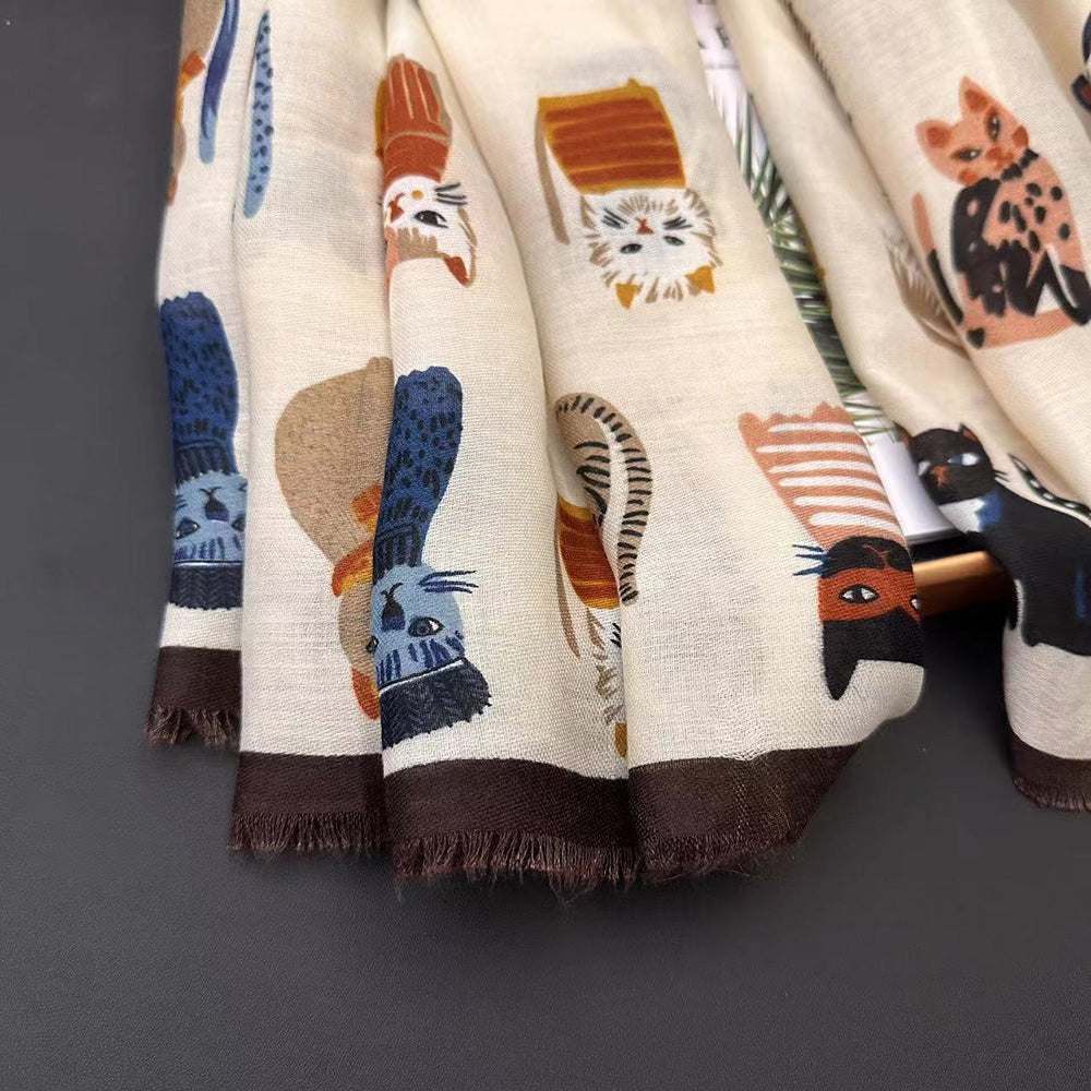 【小物】キャラクター配色スカーフG23756