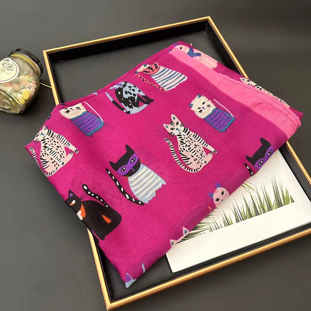 【小物】キャラクター配色スカーフG23756