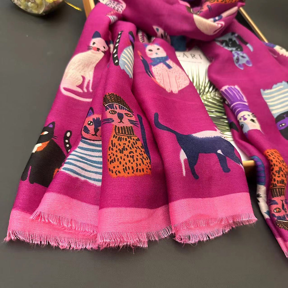 【小物】キャラクター配色スカーフG23756