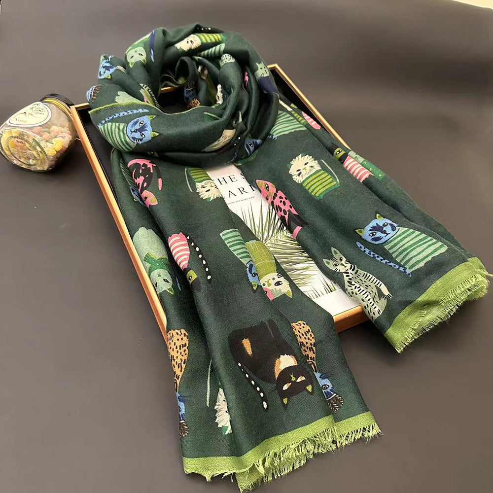 【小物】キャラクター配色スカーフG23756