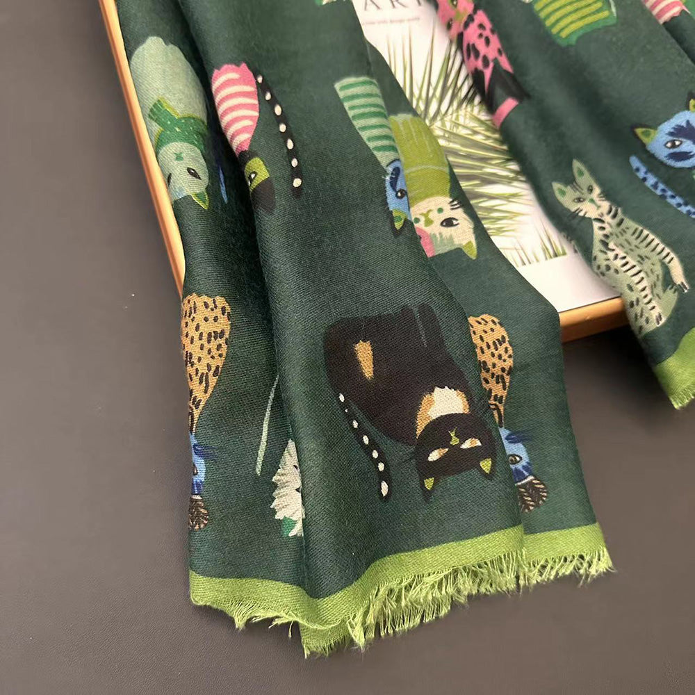 【小物】キャラクター配色スカーフG23756