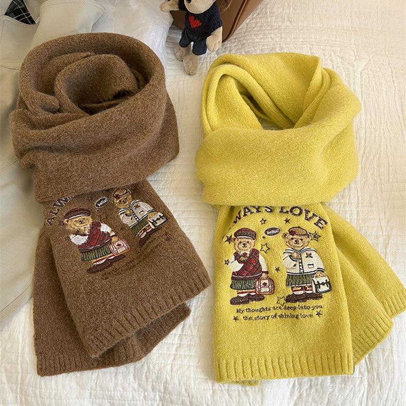 【小物】キャラクターニットスカーフG23762