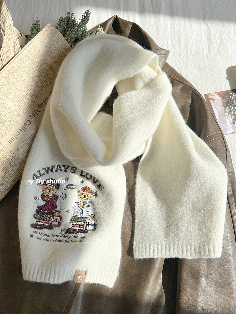 【小物】キャラクターニットスカーフG23762
