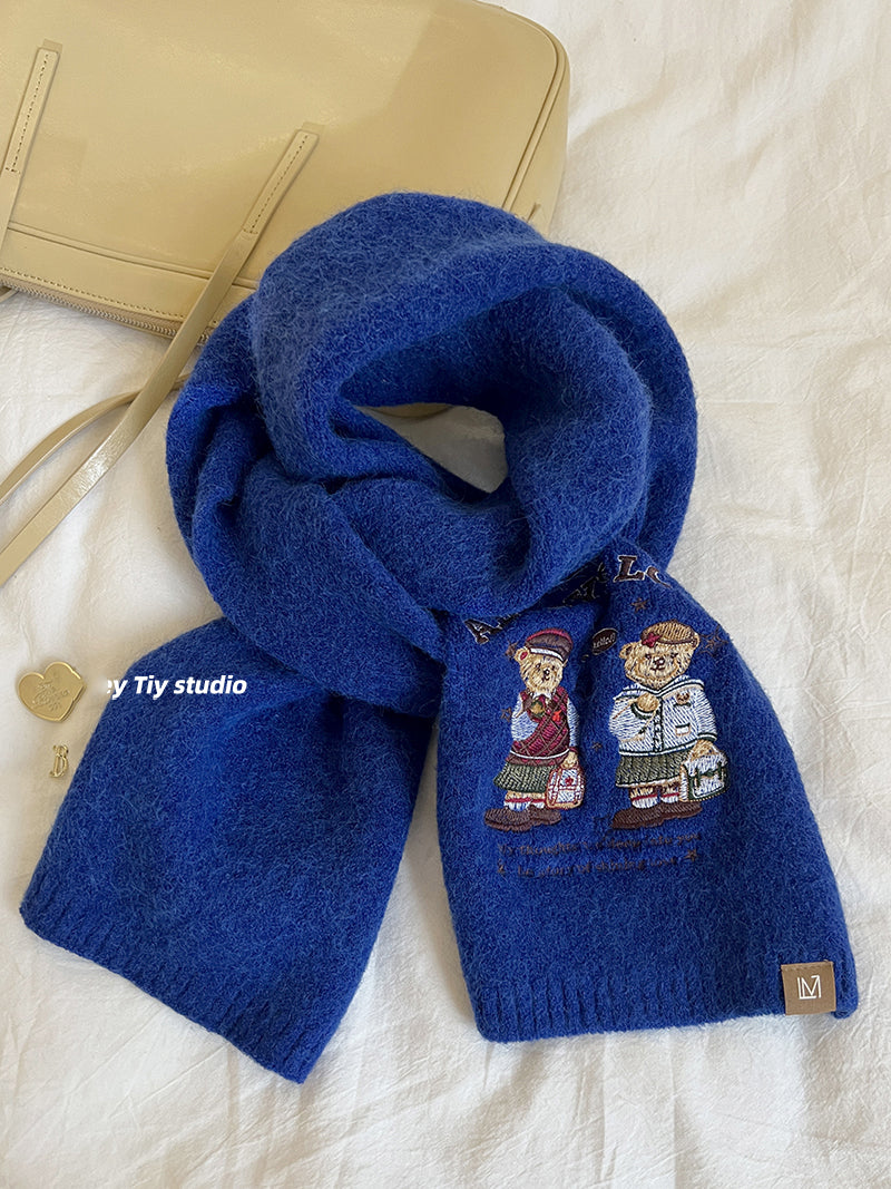 【小物】キャラクターニットスカーフG23762