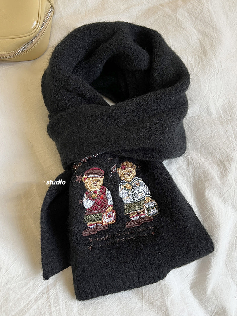 【小物】キャラクターニットスカーフG23762