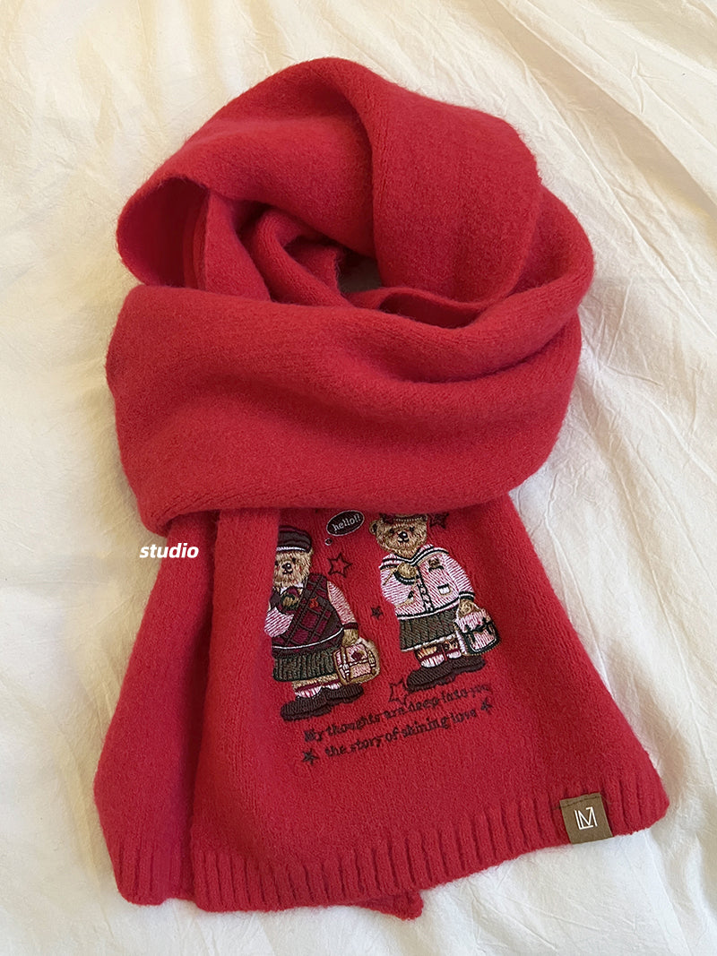 【小物】キャラクターニットスカーフG23762