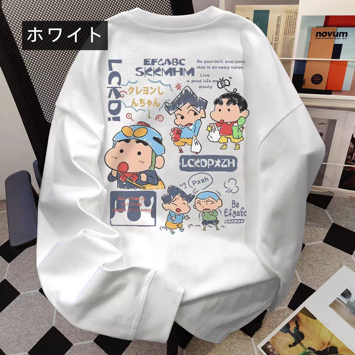 【tops】キャラクター長袖TシャツG23768