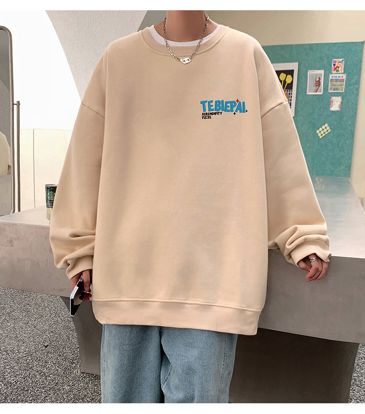 【tops】ラウンドネック春秋長袖パーカーG23773