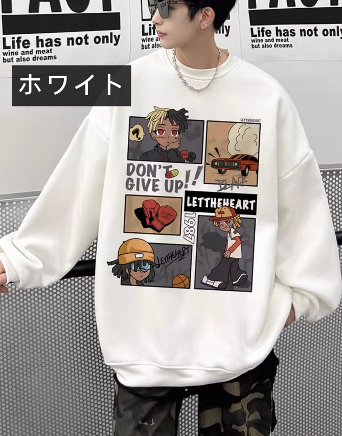 【tops】ラウンドネック春秋パーカーG23776