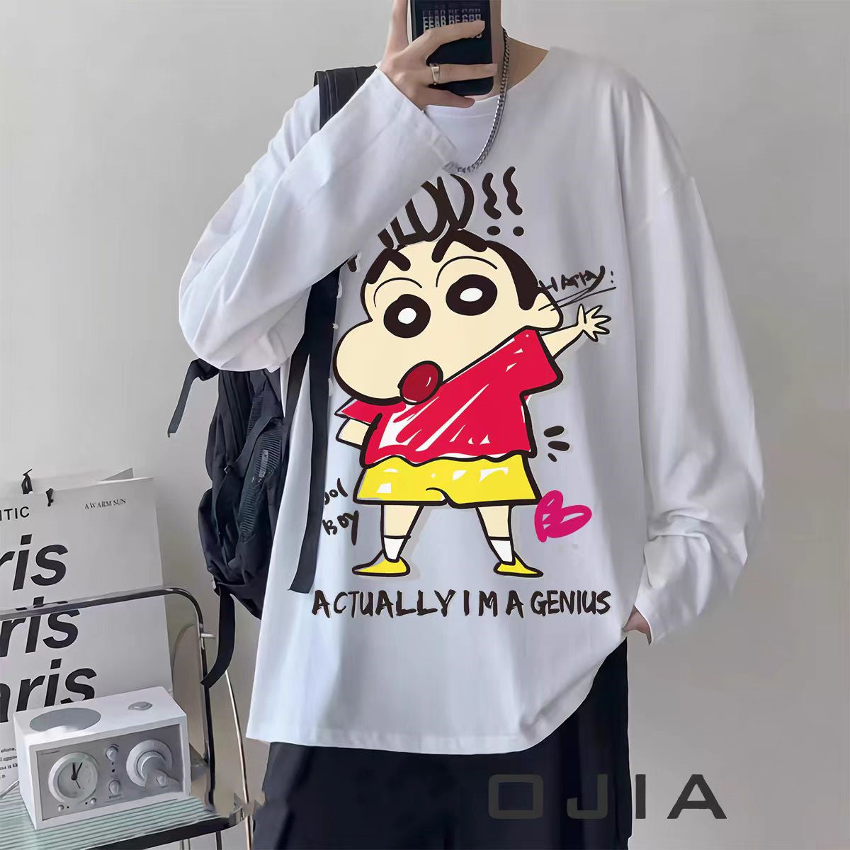 【tops】キャラクター長袖TシャツG23777