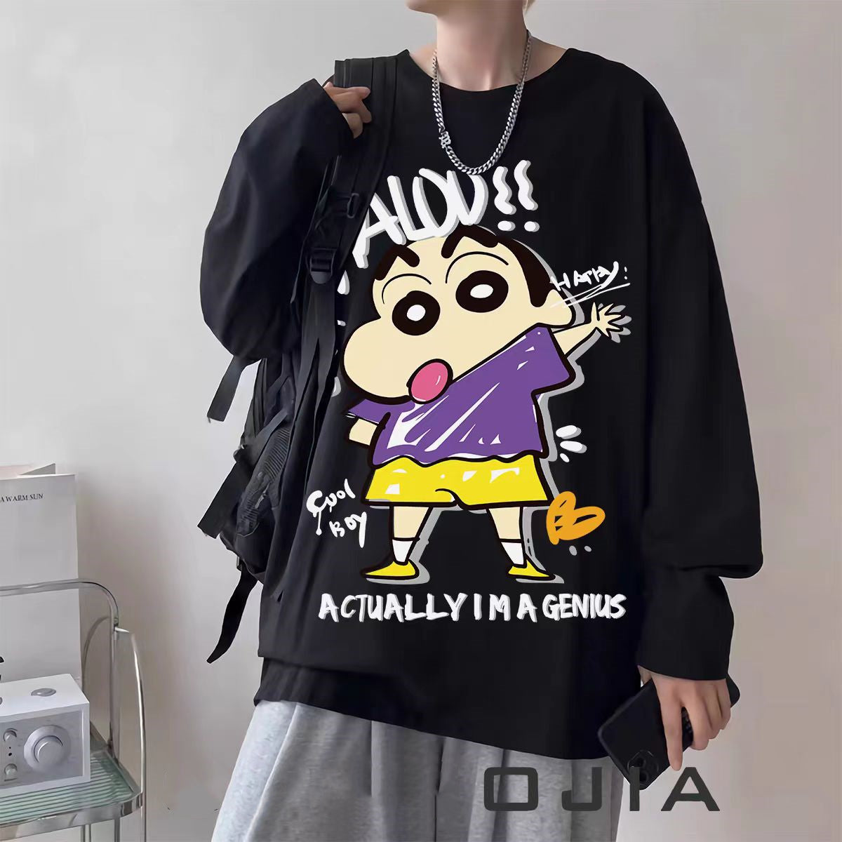 【tops】キャラクター長袖TシャツG23777