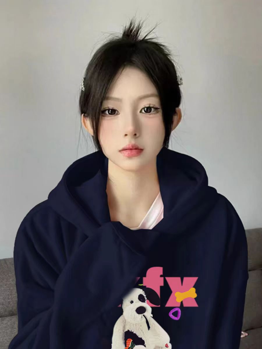 【tops】薄手フード付き秋パーカーG23788