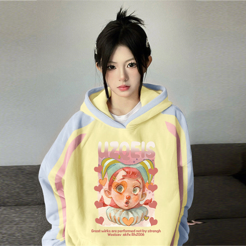 【tops】フード付き秋パーカーG23790