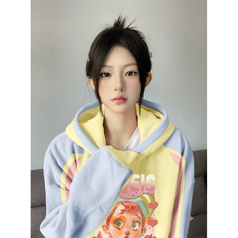 【tops】フード付き秋パーカーG23790