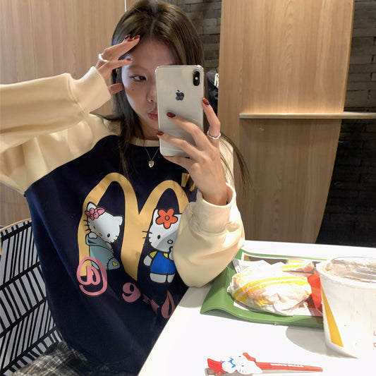 【tops】ラグランスリーブ秋パーカーG23796