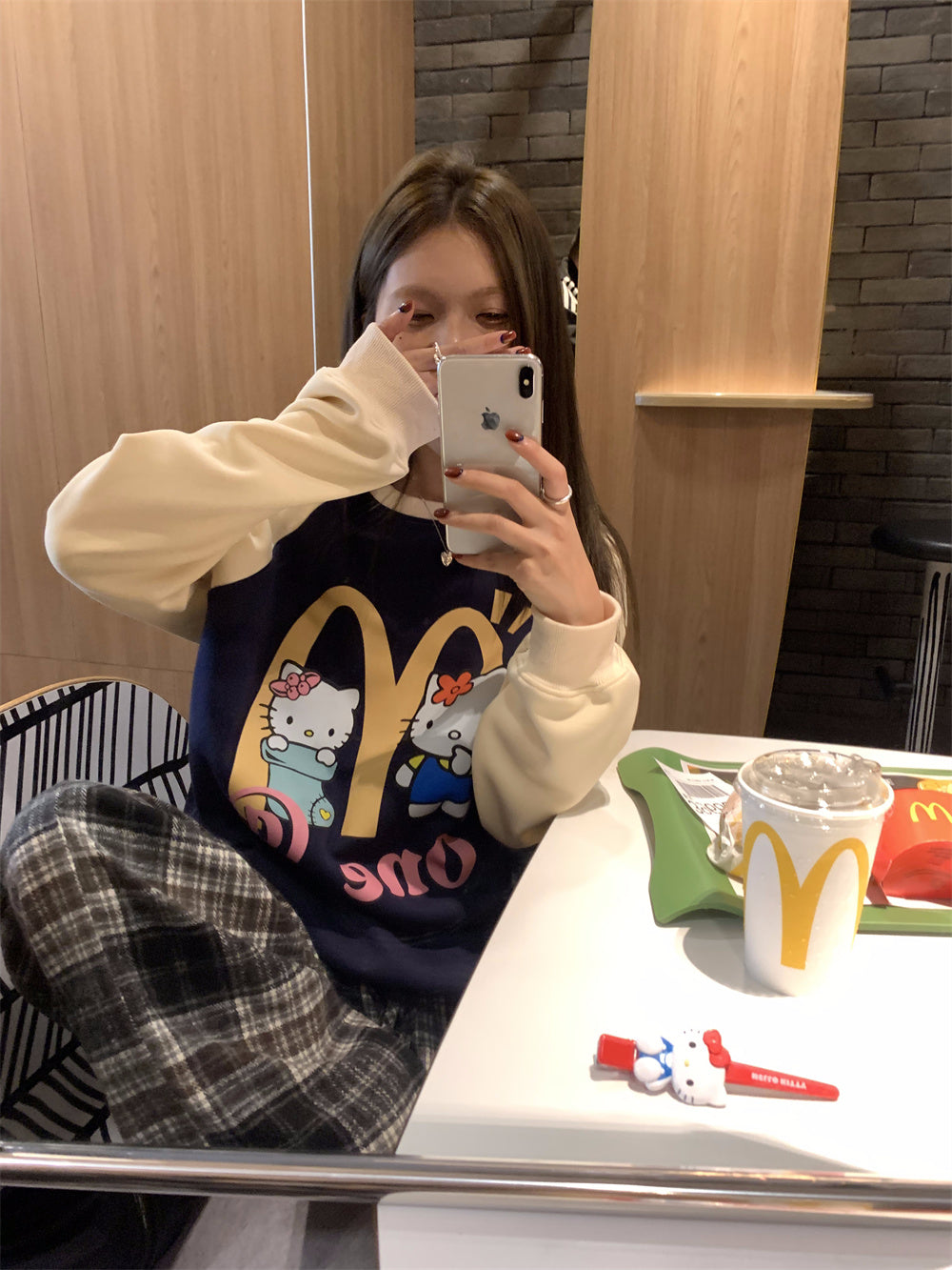 【tops】ラグランスリーブ秋パーカーG23796