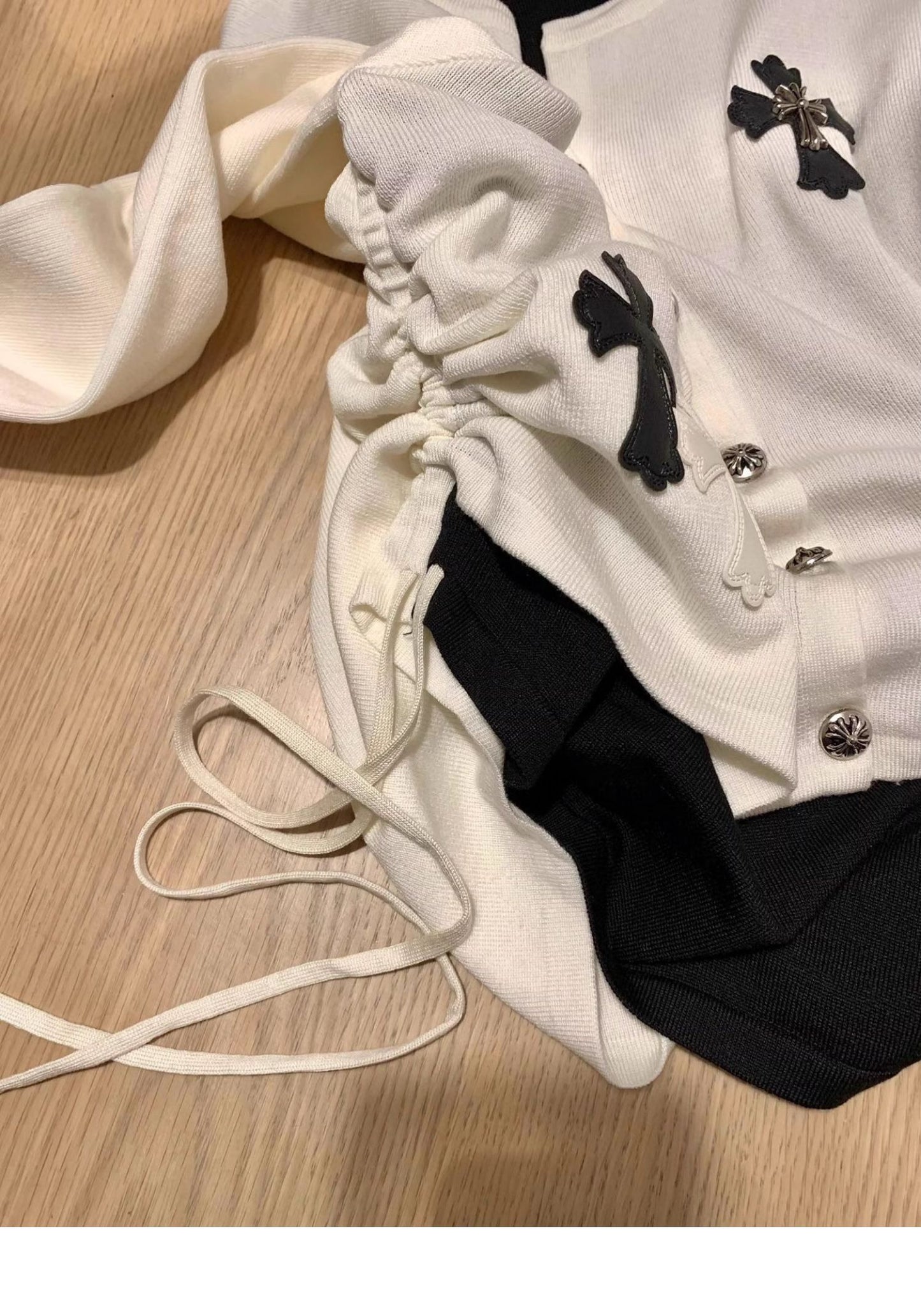 【tops】偽二つ切り替え長袖TシャツG23812