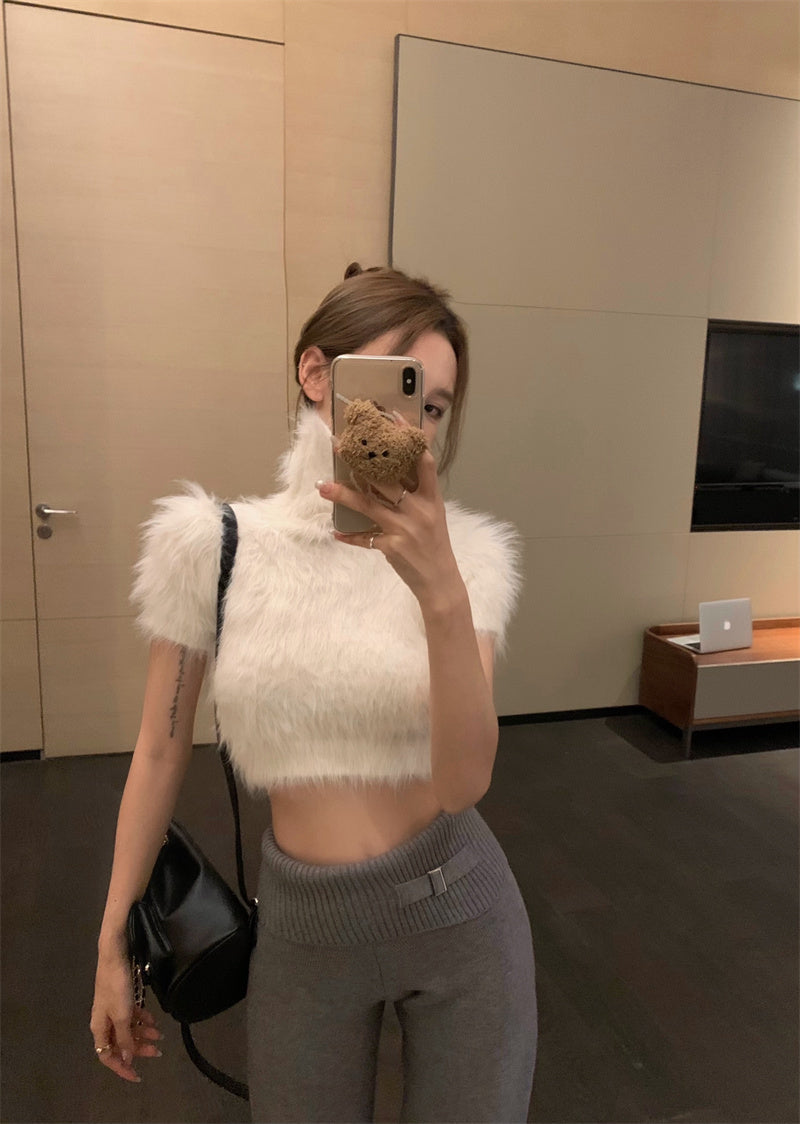 【tops】ハイネックニットセーターG23820