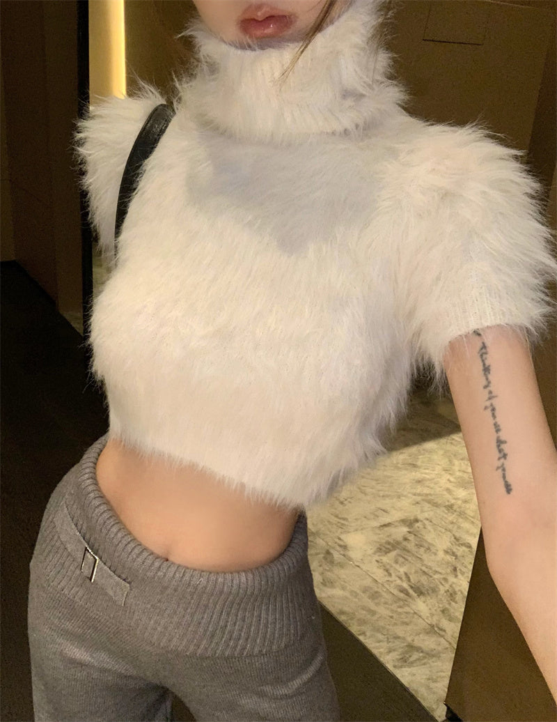 【tops】ハイネックニットセーターG23820