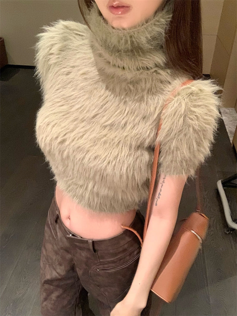 【tops】ハイネックニットセーターG23820