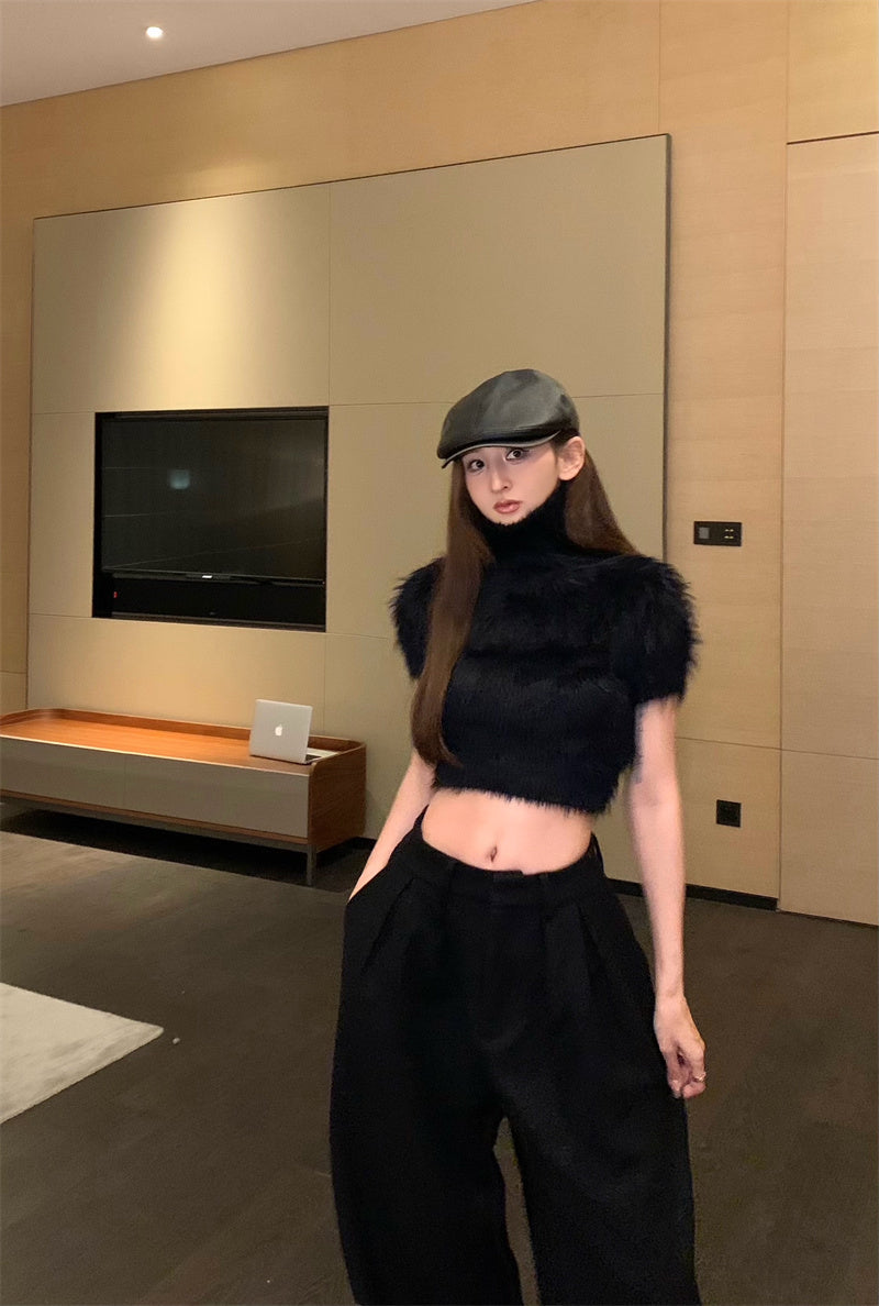 【tops】ハイネックニットセーターG23820