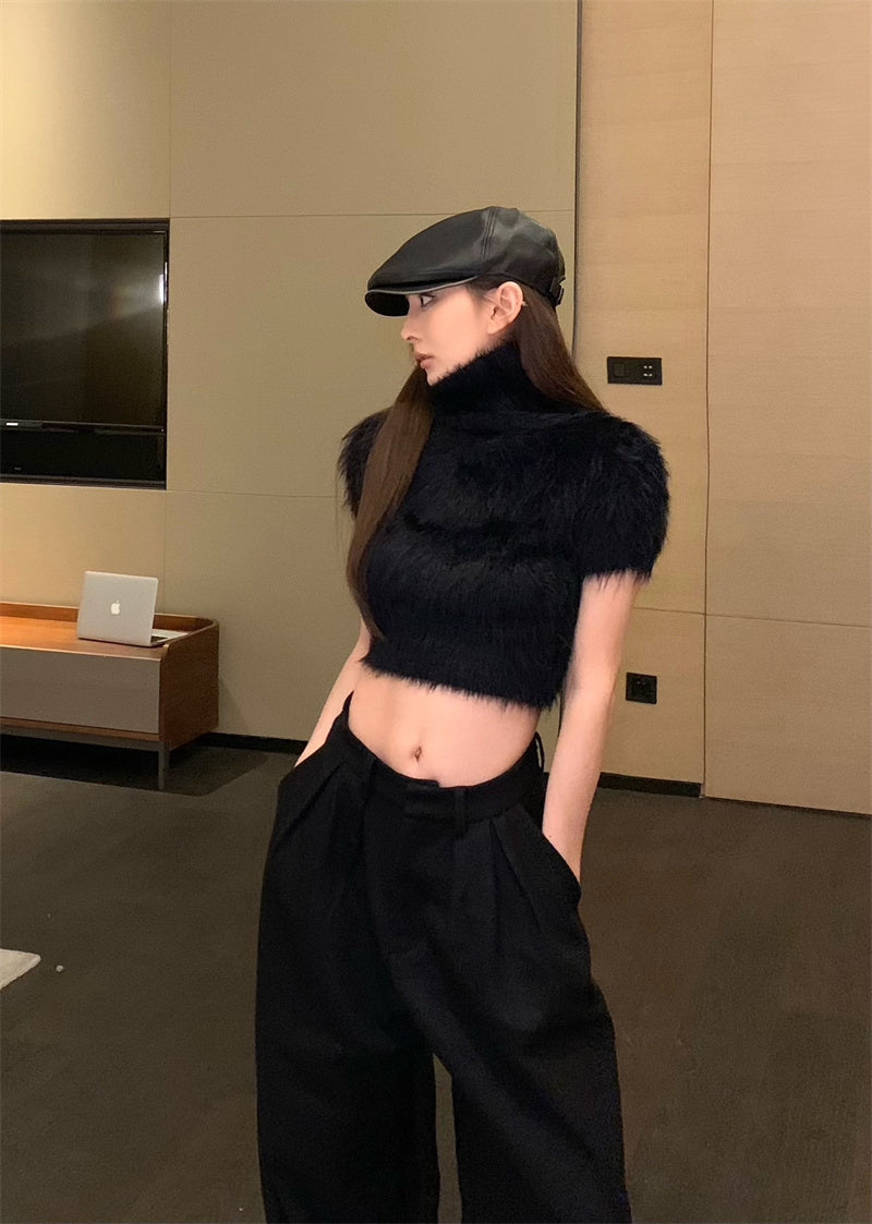 【tops】ハイネックニットセーターG23820