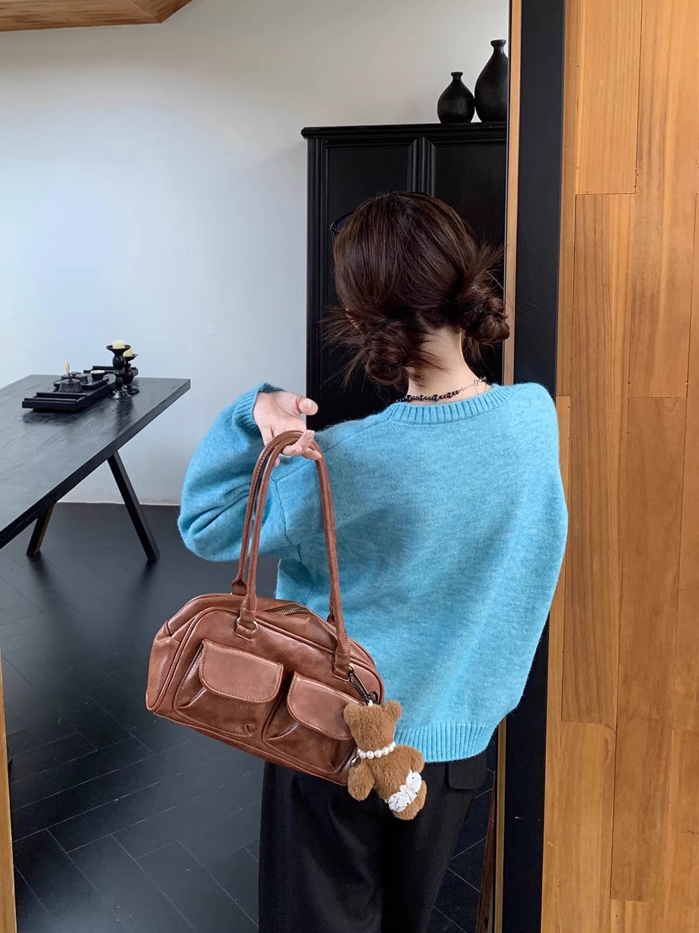 【tops】ゆったり長袖ニットセーターG23827