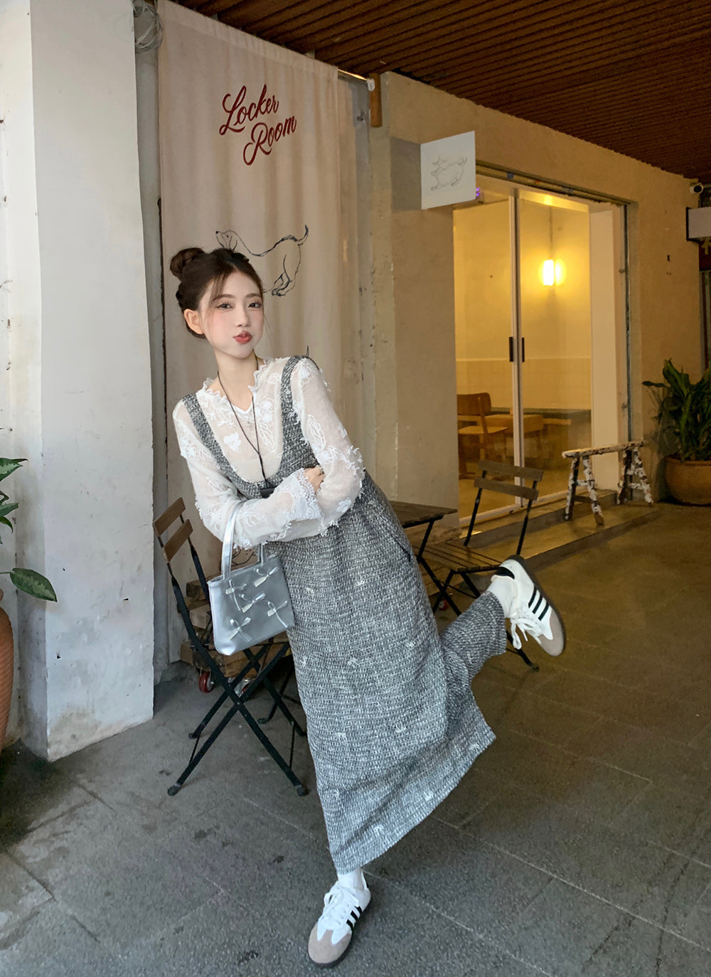 【tops】レースニットトップスG23831