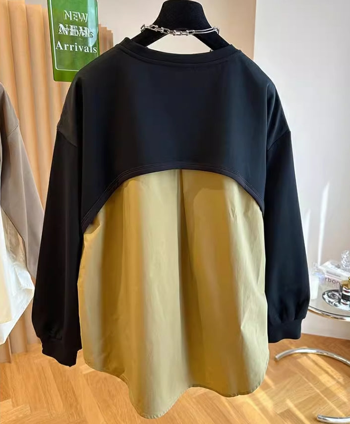 【tops】偽二つ切り替えパーカーG23833