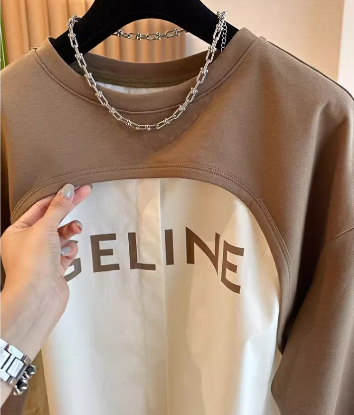 【tops】偽二つ切り替えパーカーG23833