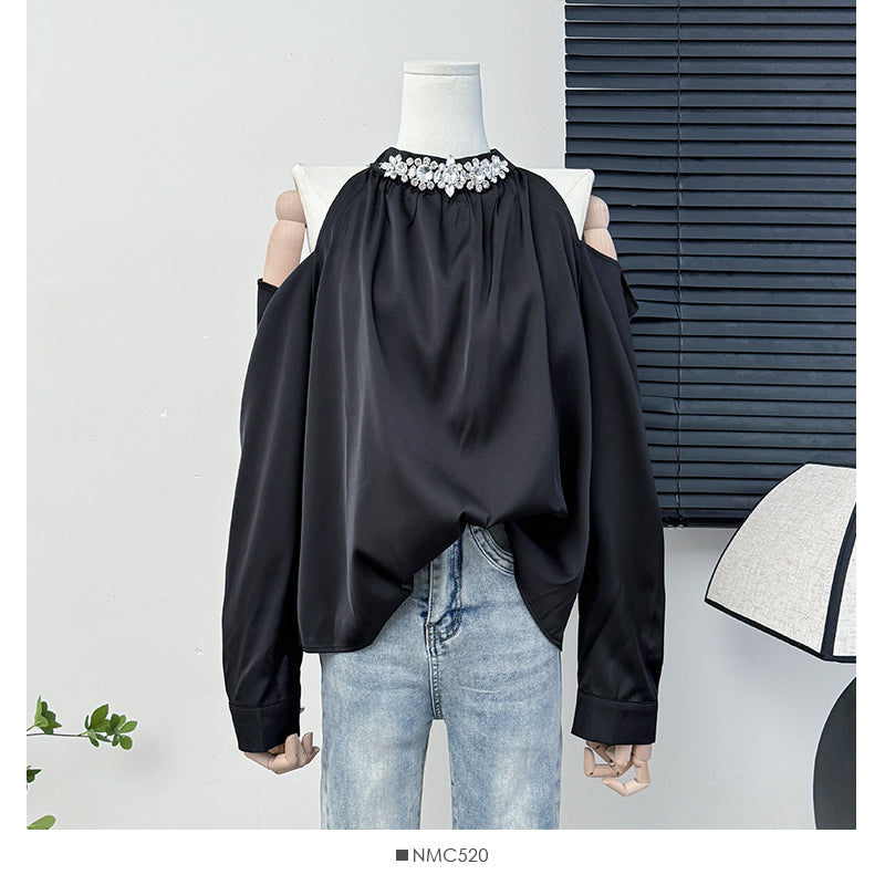 【tops】ダイヤモンド長袖シャツG23846