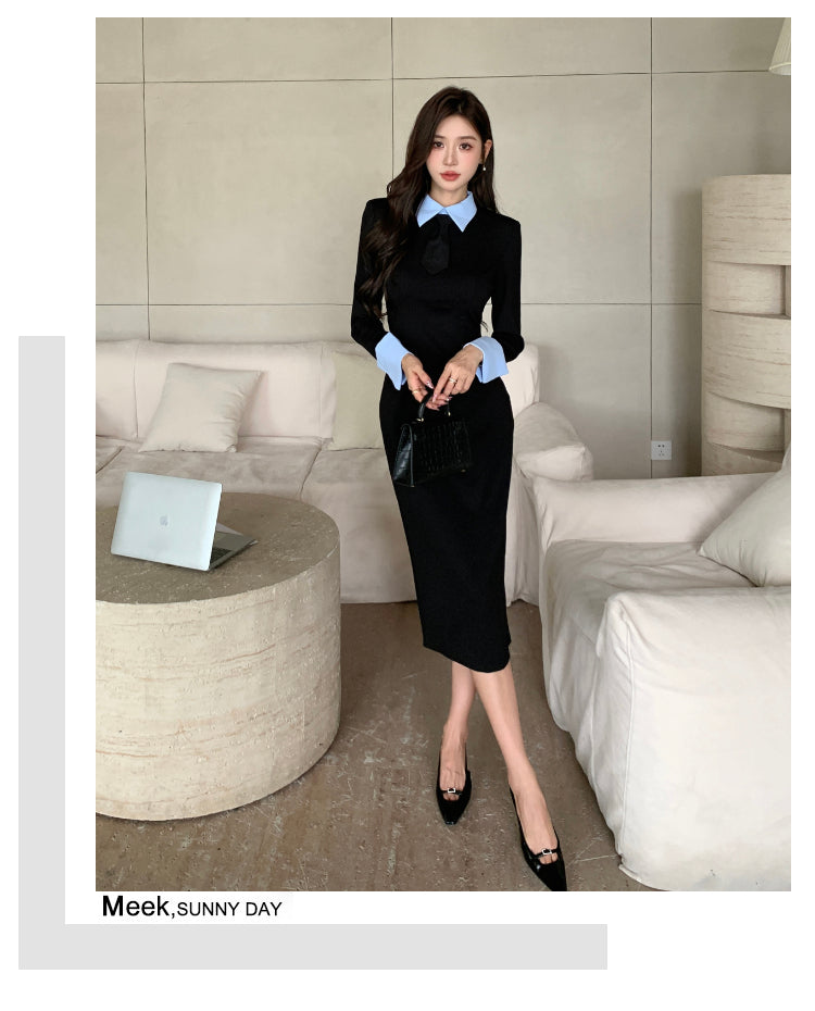 【dress】体型カバータイトワンピースG23866