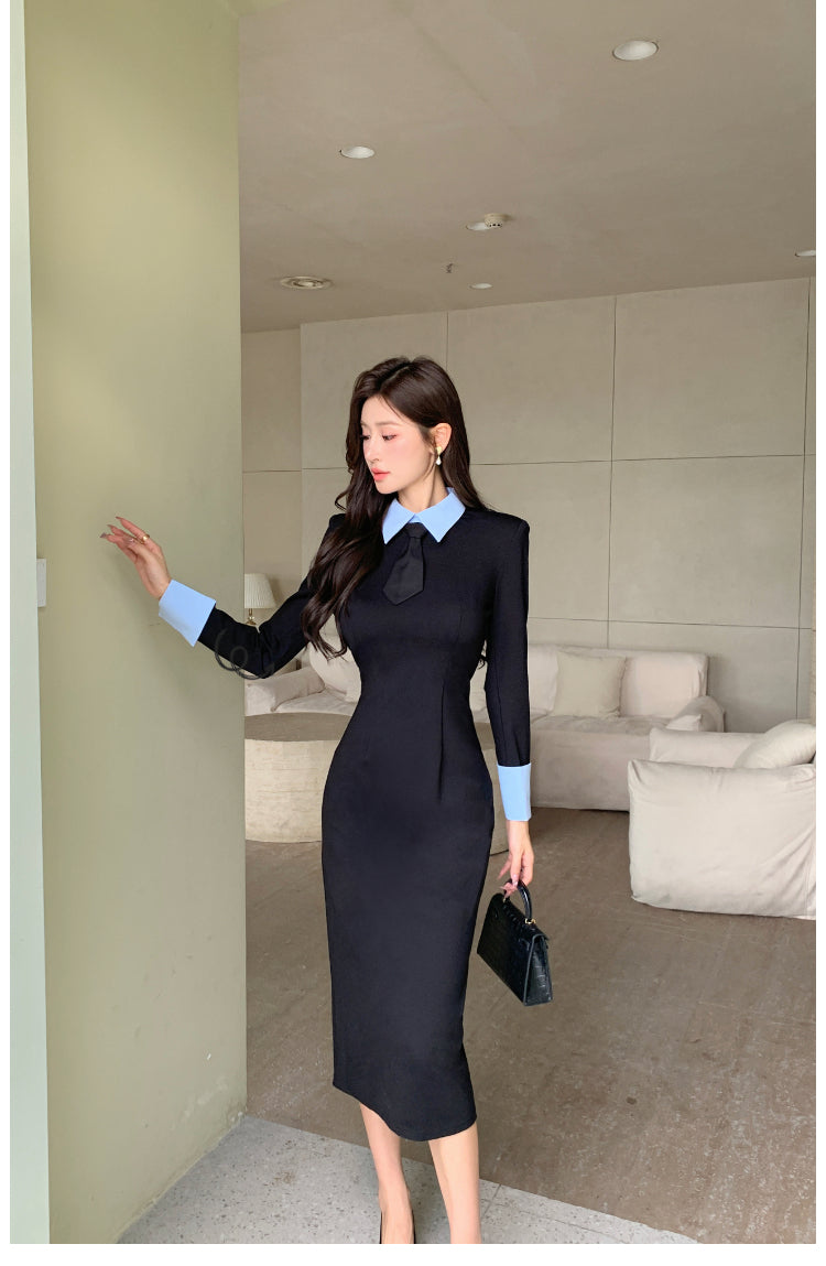 【dress】体型カバータイトワンピースG23866