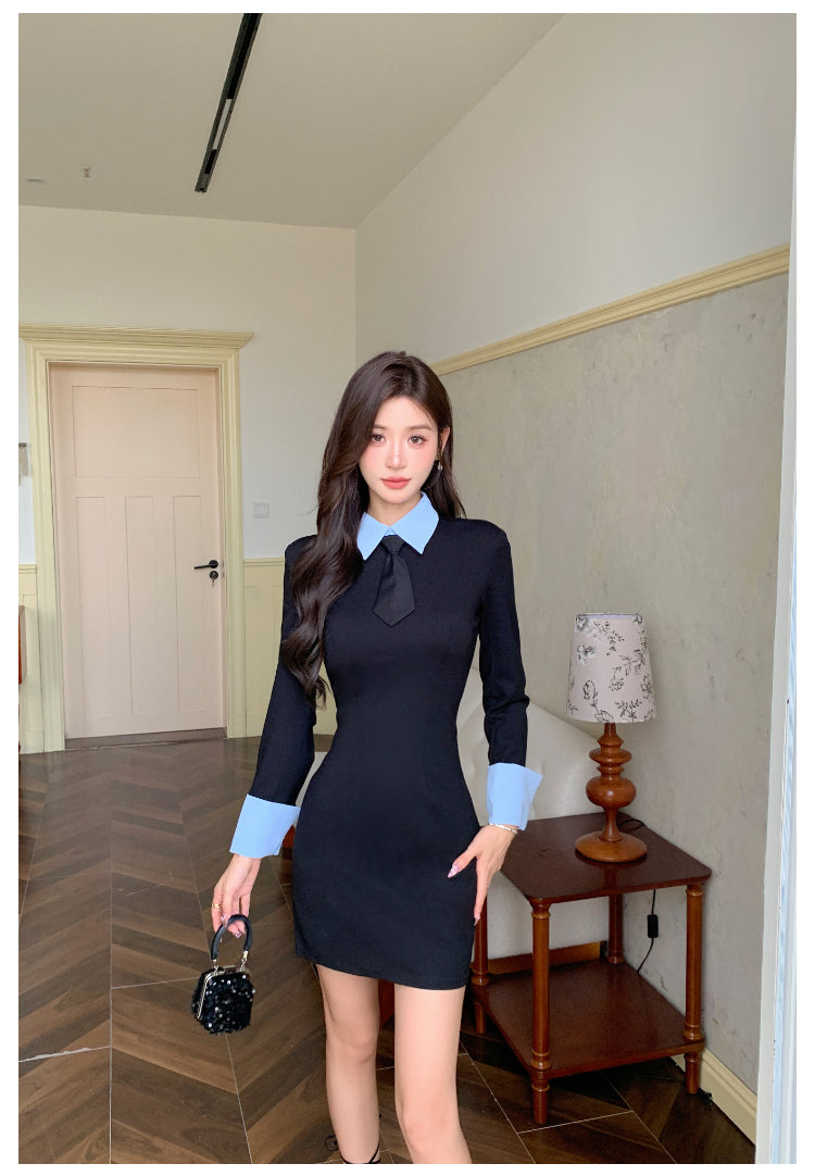 【dress】体型カバータイトワンピースG23867