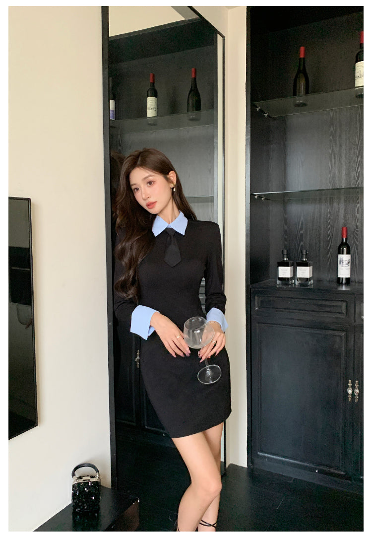 【dress】体型カバータイトワンピースG23867