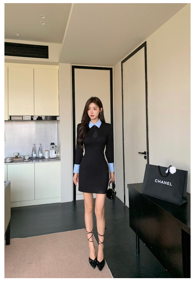 【dress】体型カバータイトワンピースG23867