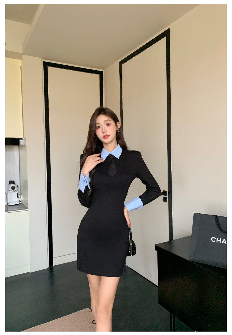 【dress】体型カバータイトワンピースG23867