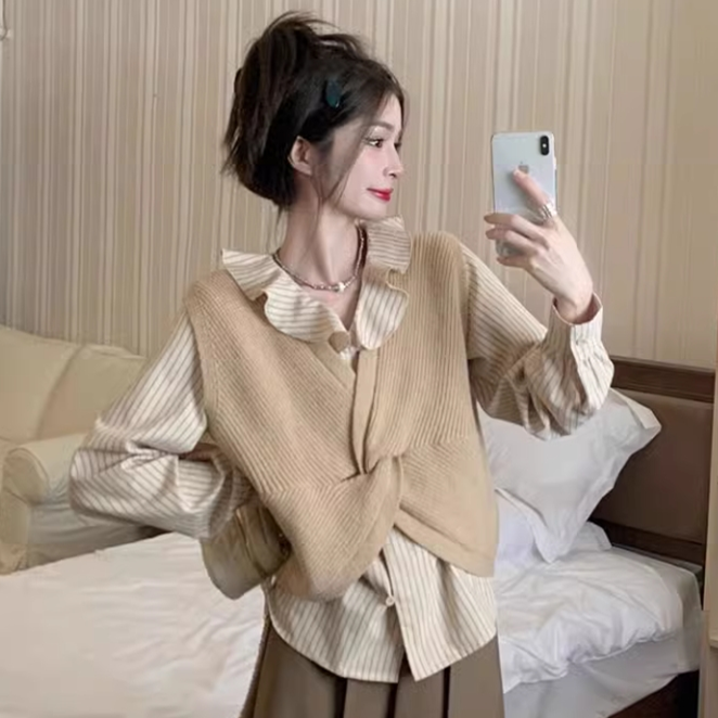 【tops】ニットチョッキG23885