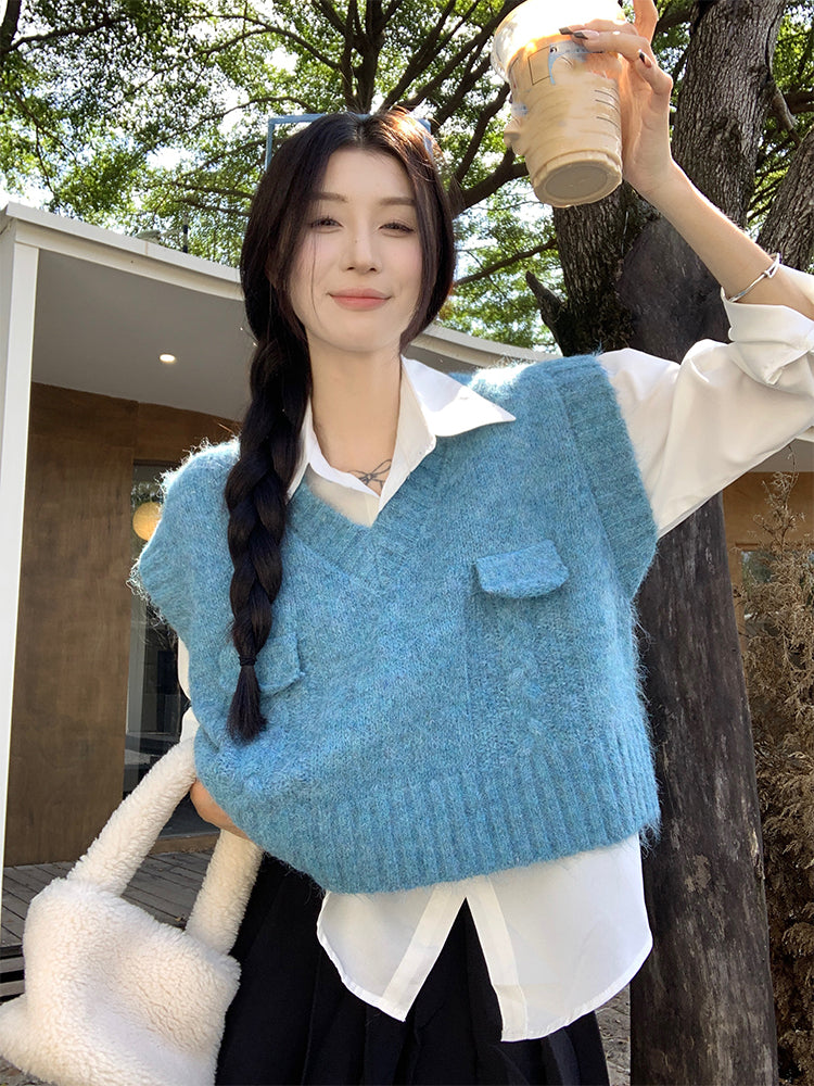 【tops】ニットチョッキG23887