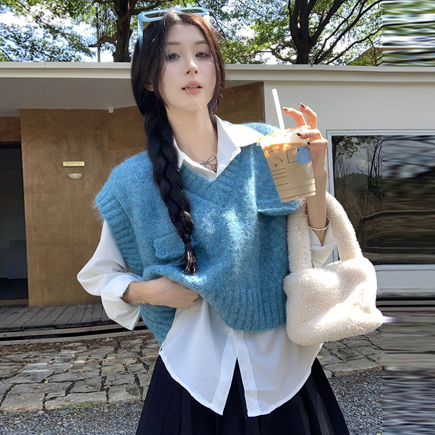 【tops】ニットチョッキG23887