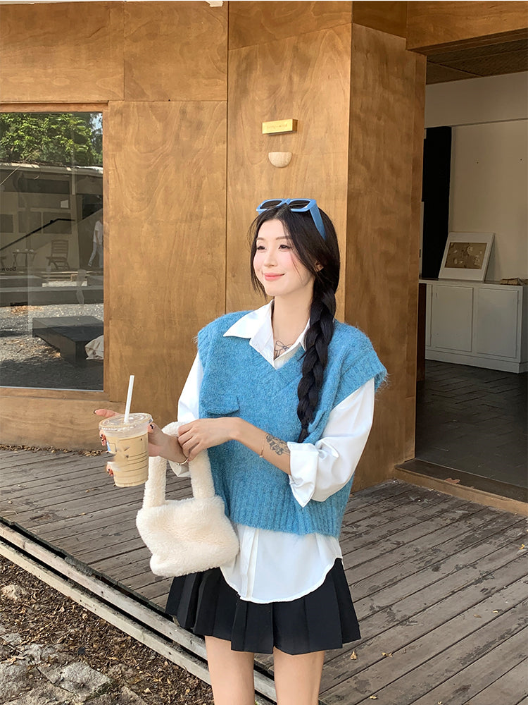 【tops】ニットチョッキG23887