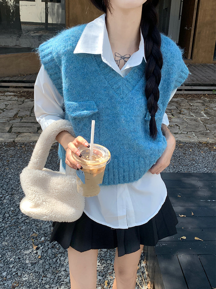 【tops】ニットチョッキG23887