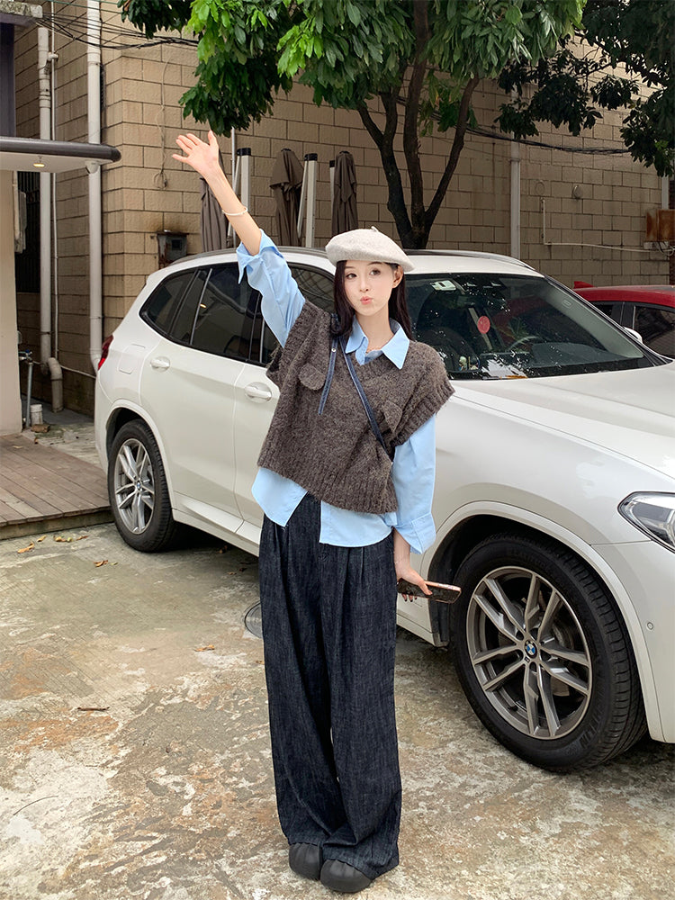 【tops】ニットチョッキG23887