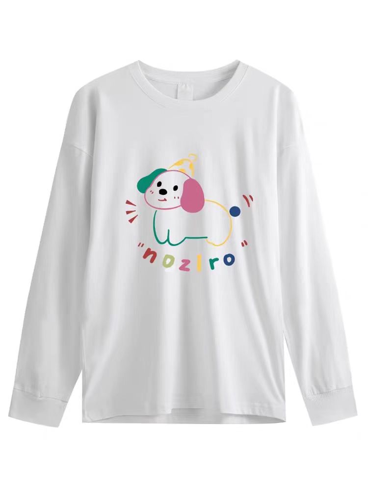 【tops】動物柄長袖ＴシャツG23889