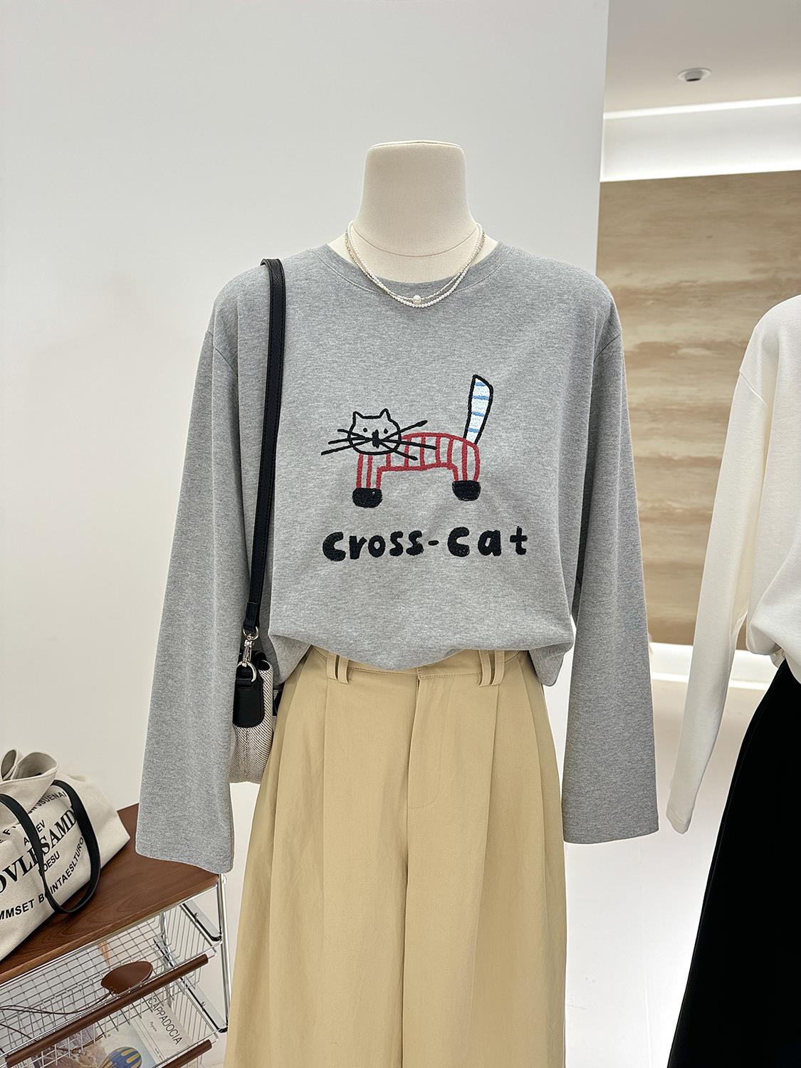 【tops】カートゥーン長袖ＴシャツG23891