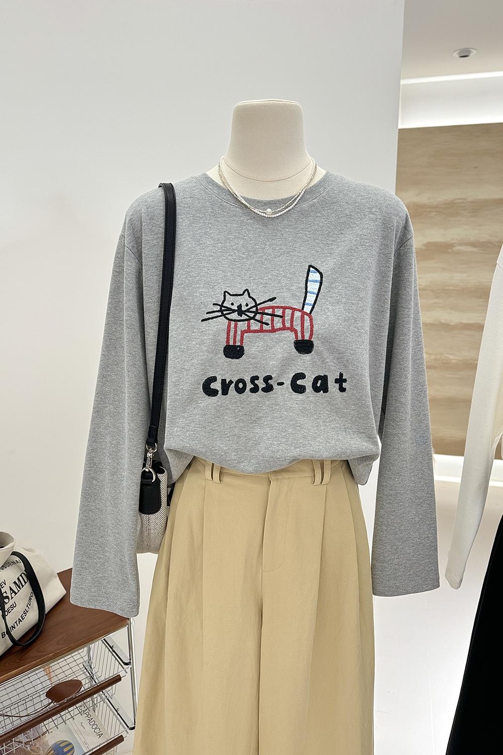 【tops】カートゥーン長袖ＴシャツG23891