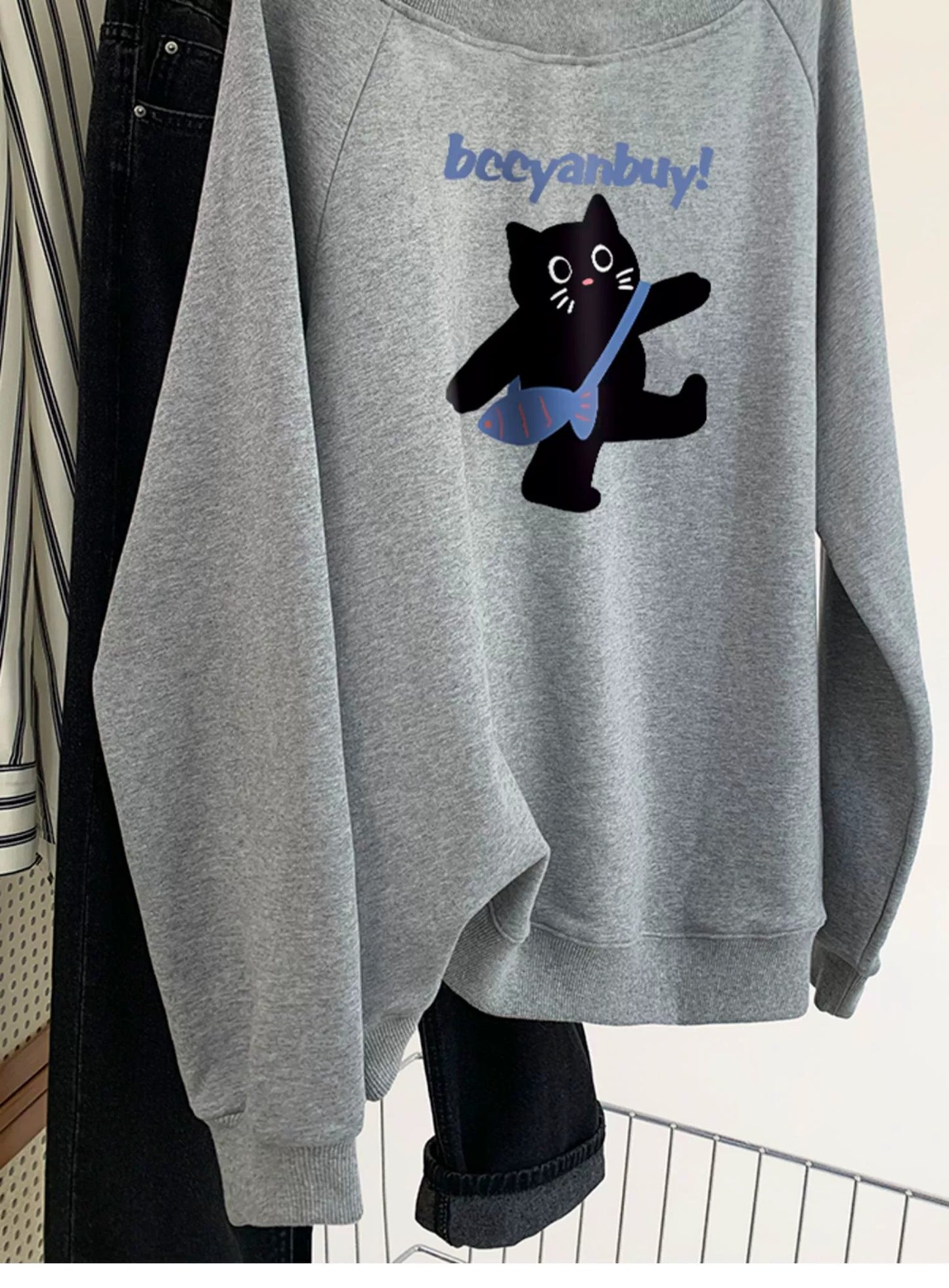 【tops】オープンショルダー長袖パーカーG23901